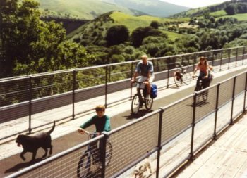 7 night Ride Devon's Coast to Coast Cycle Route, breathtaking views from Meldon Viaduct