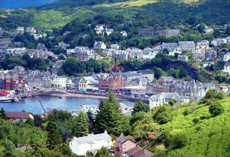 7 nights Cycling the West Coast of Scotland. Oban the gateway to the Western Isles